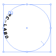 円弧の外のりに沿った文字を内のりに沿った文字に変更したい ぱそらぼ ぱぁと２